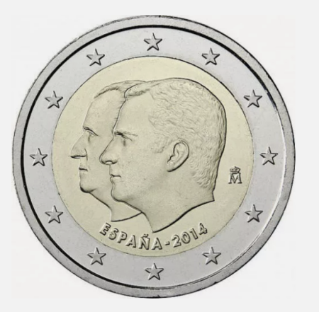 Spania - Spania 2 euro 2014, Succesiunea lui Filip al VI-lea la tron, UNC