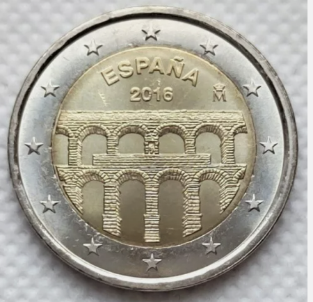 Spania - Spania 2 euro 2016 Segovia, UNC