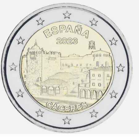 Spania - Spania 2 euro 2023 Caceres, UNC