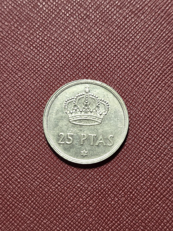 Monede Europa - Spania 25 pesetas 1975
