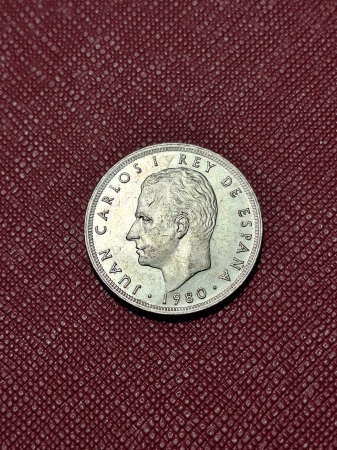 Monede Europa - Spania 25 pesetas 1980