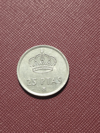 Monede Europa - Spania 25 pesetas 1982