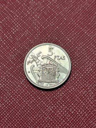 Spania 5 pesetas 1957 [1]
