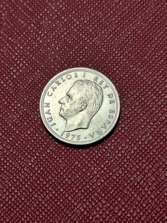 Monede Europa - Spania 5 pesetas 1975