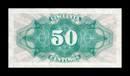 Spania - Republica, 50 Centimos 1937 Serie A, necirculata [1]