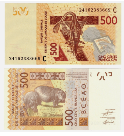 Bancnote - Statele Africii de Vest ( Burkina Faso ) 500 Franci 2024, necirculata
