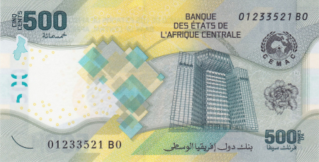 Statele Central Africane, 500 Franci 2023, Hibrid Polimer, necirculata [2]