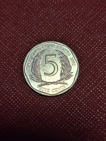 Statele din Caraibe de Est, 5 centi 2002 [1]