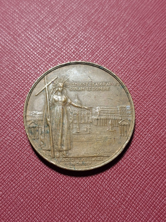 STATELE PAPALE - Medalia PIUS AL XI-LEA. ANUL JUBILEULUI. 1925 - 43 mm [1]