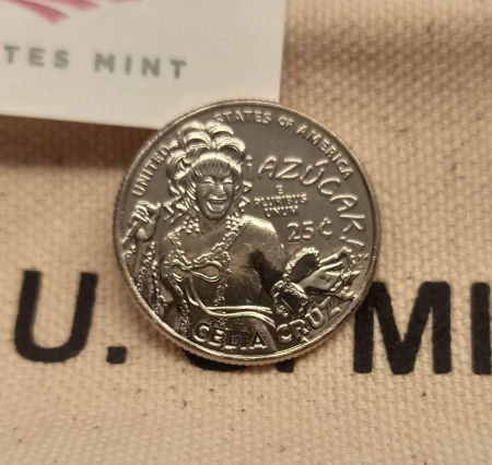 Monede America - SUA, 25 Centavos Celia Cruz 2024, Denver, Unc