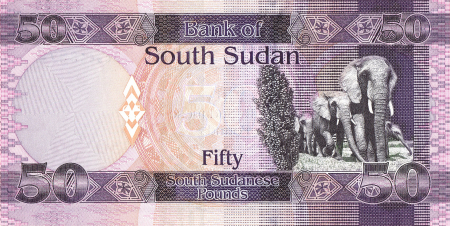 Sudanul de Sud - Sudanul de Sud 50 Pounds 2019, John Garang, necirculata