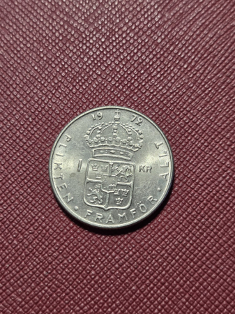 Suedia 1 coroana 1972 [1]