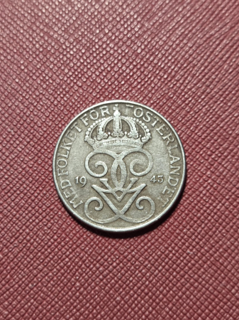 Monede Europa - Suedia 5 ore 1943