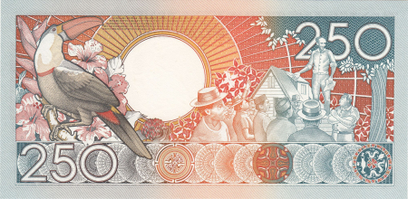 Bancnote straine - Surinam 250 Gulden 1988, necirculata