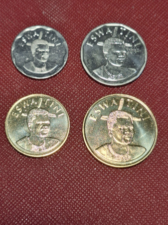 Eswatini, set 6 monede 2018-2021: 10,20,50 centi, 1,2,5, Emalangeni, UNC [2]