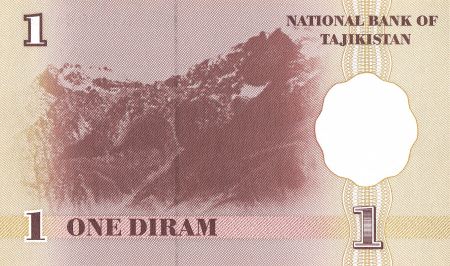 TADJIKISTAN 1 diram 1999, necirculata [1]