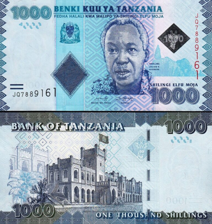 Tanzania - Tanzania 1000 Shilingi 2020, necirculata