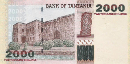 Tanzania 2000 Shilingi 2003, necirculata [1]