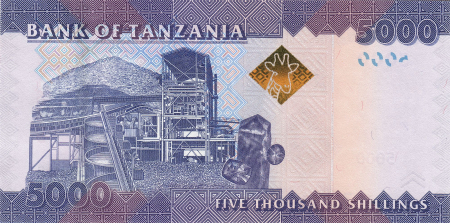Tanzania 5000 Shilingi 2020, necirculata [1]