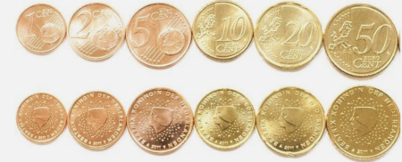 Tarile de Jos - Tarile de Jos, set 6 monede 2011: 1,2,5,10,20,50 centi, UNC