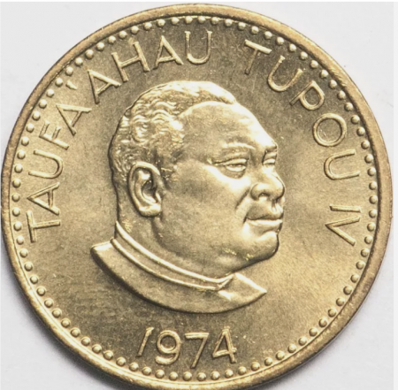 Tonga 1 Seniti 1974 Broasca Testoasa, necirculata [1]