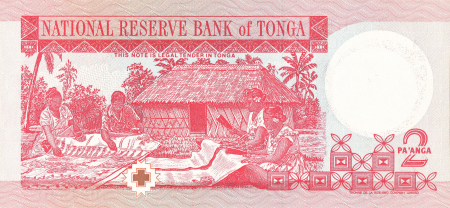 Tonga, 2 Pa'anga 1995 (Pule'anga'o'Tonga), necirculata [1]
