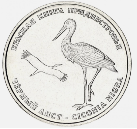 Monede straine - Transnistria 1 rubla 2019, Barza, necirculata