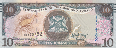Trinidad Tobago - Trinidad & Tobago 10 Dolari 2016 (2006), necirculata