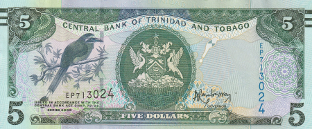 Trinidad Tobago 5 Dolari 2006, necirculata [0]
