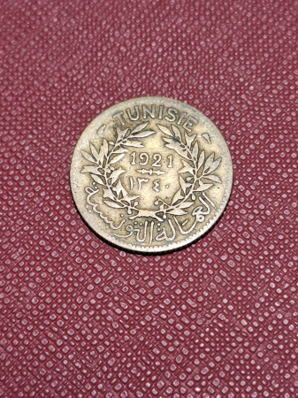 Tunisia 1 franc 1921 [1]