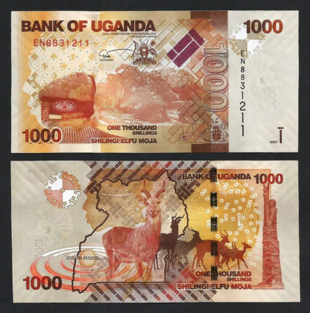 Uganda - Uganda 1000 Shillingi 2010-2022, necirculata