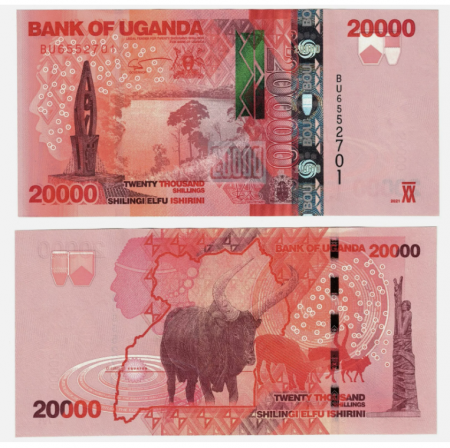 Uganda - Uganda 20000 Shillingi 2021, necirculata