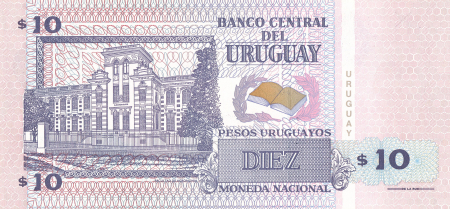 Uruguay 10 Pesos 1998, necirculata [1]