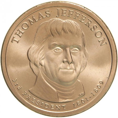 Monede America - USA 1 dolar 2007 Presedinti: Thomas Jefferson (1801-1809), UNC