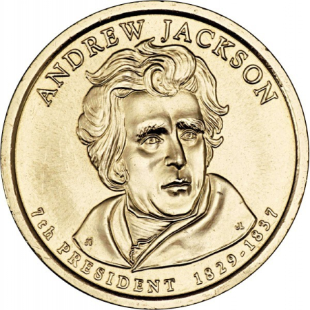 Monede America - USA 1 dolar 2008 Presedinti:  Andrew Jackson (1829-1837), UNC