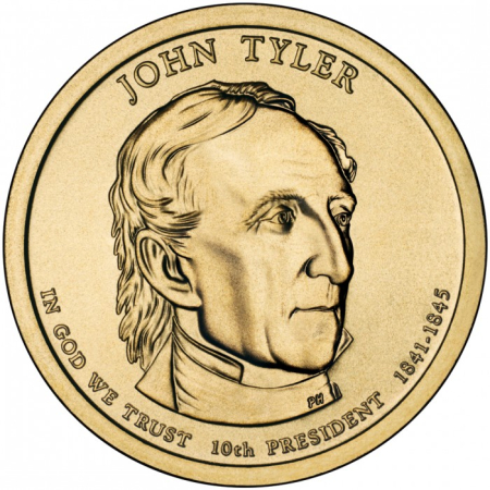 Monede America - USA 1 dolar 2009 Presedinti: John Tyler (1841-1845), UNC