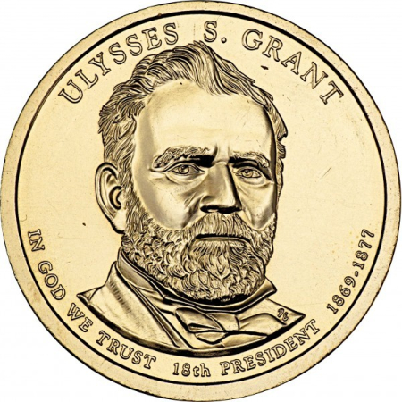 Monede America - USA 1 dolar 2011 Presedinti: Ulysses S. Grant (1869-1877), UNC