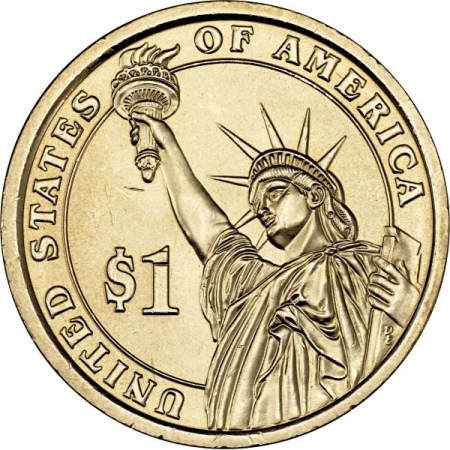 USA 1 dolar 2012 Presedinti: Benjamin Harrison (1889–1893), UNC [1]