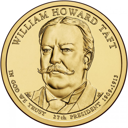 Monede America - USA 1 dolar 2013 Presedinti: William Howard Taft (1909–1913), UNC