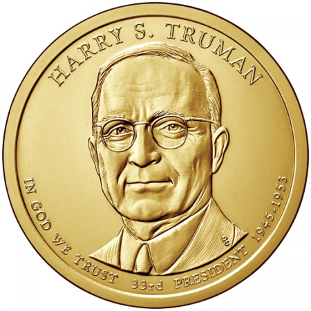Monede America - USA 1 dolar 2015 Presedinti: Harry S. Truman, (1945–1953), UNC