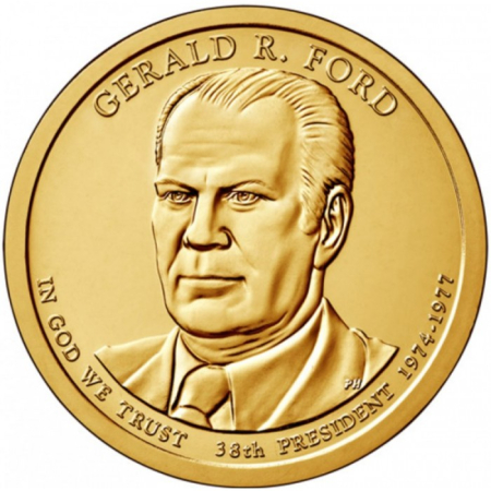 Monede America - USA 1 dolar 2016 Presedinti: Gerald Ford, (1974–1977), UNC