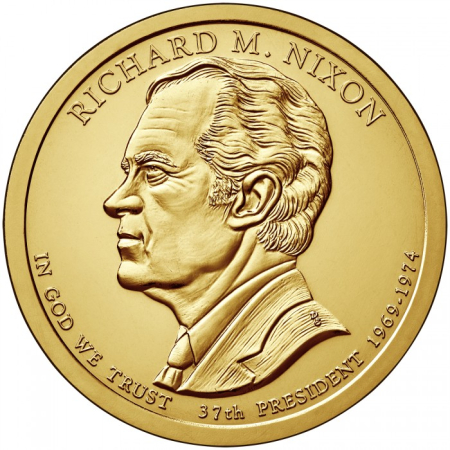 Monede America - USA 1 dolar 2016 Presedinti: Richard M. Nixon (1969–1974), UNC