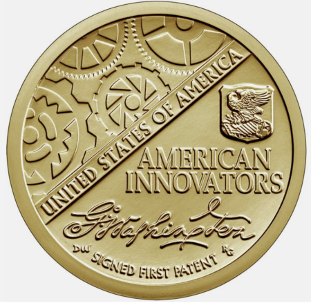 Monede America - USA 1 dolar 2018 Inovatia americana, Primul brevet semnat, UNC