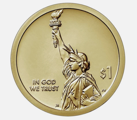 USA 1 dolar 2018 Inovatia americana, Primul brevet semnat, UNC [1]