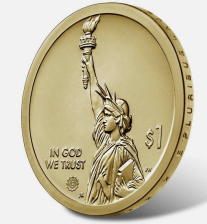 USA 1 dolar 2019 Inovatia americana, Pennsylvania, vaccinul antipoliomielitic, UNC [1]