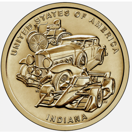 Monede straine - USA 1 dolar 2023 Inovatia americana, Indiana, UNC