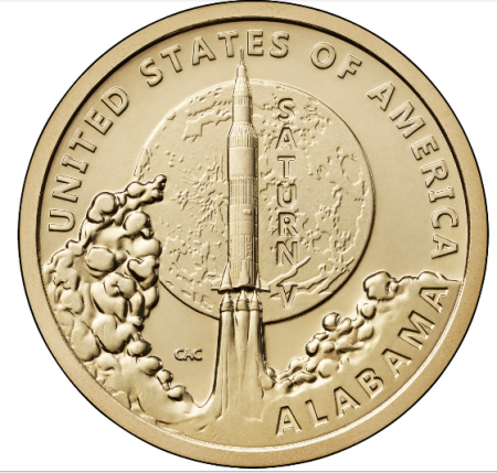 Monede America - USA 1 dolar 2024 Inovatia americana, Alabama, UNC