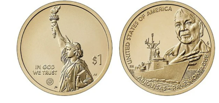 Monede America - USA 1 dolar 2025 Inovatia americana, Arkansas, UNC