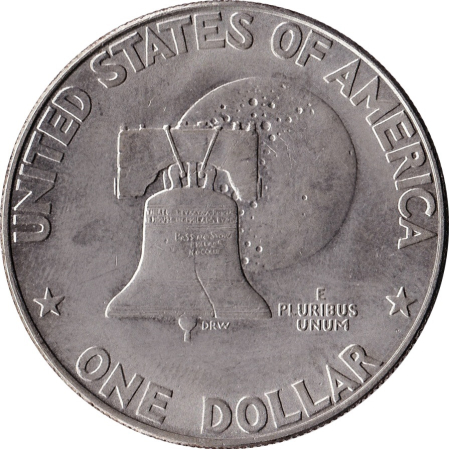 USA $1 Eisenhower 1976, 200 ani de Independenta, aproape necirculata [1]