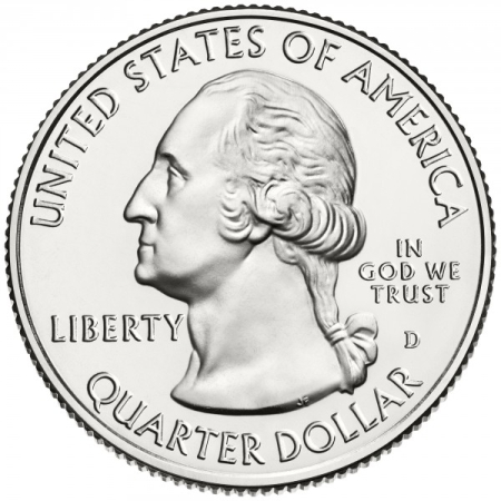 USA, 25 Centi 2015: Drumul Blue Ridge, UNC [1]